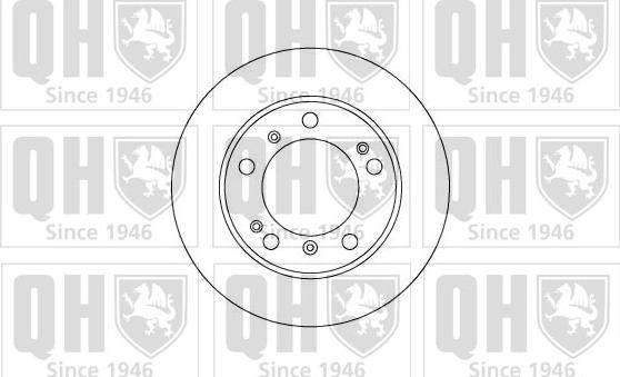 Quinton Hazell BDC4791 - Гальмівний диск autocars.com.ua