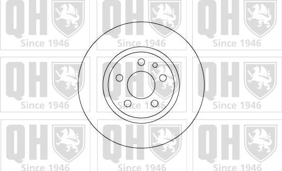 Quinton Hazell BDC4801 - Гальмівний диск autocars.com.ua