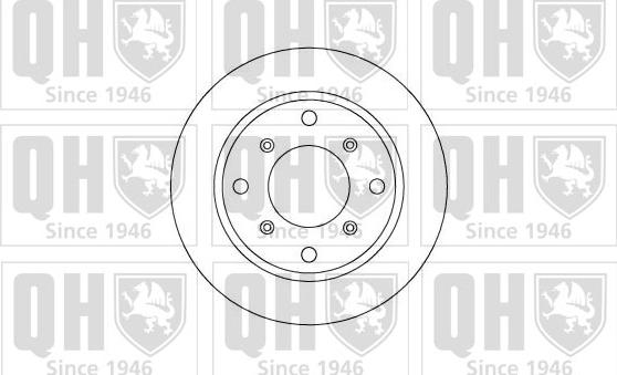 Quinton Hazell BDC4828 - Тормозной диск avtokuzovplus.com.ua