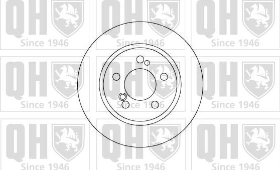 Quinton Hazell BDC4852 - Тормозной диск avtokuzovplus.com.ua