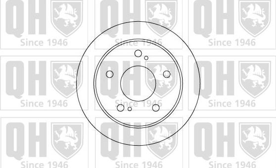 Quinton Hazell BDC4859 - Тормозной диск avtokuzovplus.com.ua