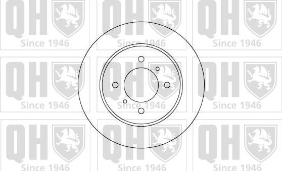 Quinton Hazell BDC4879 - Тормозной диск avtokuzovplus.com.ua