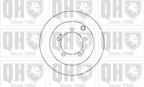 Quinton Hazell BDC4883 - Гальмівний диск autocars.com.ua