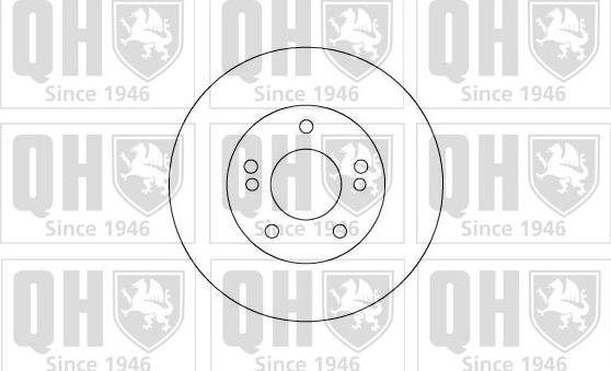 Quinton Hazell BDC4890 - Тормозной диск avtokuzovplus.com.ua