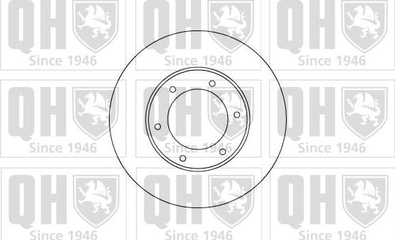 Quinton Hazell BDC4936 - Тормозной диск avtokuzovplus.com.ua