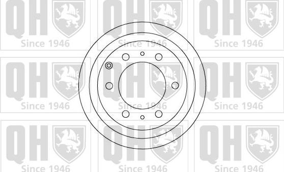 Quinton Hazell BDC4943 - Гальмівний диск autocars.com.ua