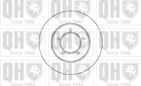 Quinton Hazell BDC4944 - Тормозной диск autodnr.net