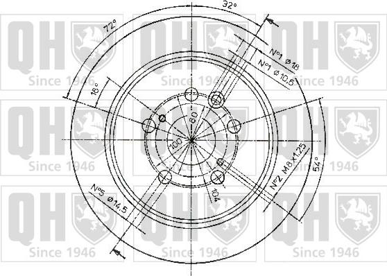 Quinton Hazell BDC4946 - Гальмівний диск autocars.com.ua