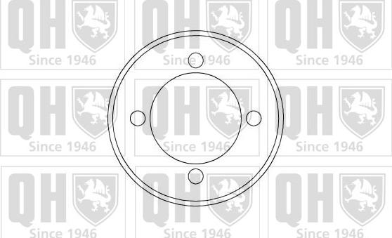 Quinton Hazell BDC4947 - Гальмівний диск autocars.com.ua