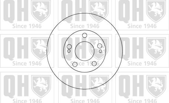 Quinton Hazell BDC4981 - Тормозной диск avtokuzovplus.com.ua