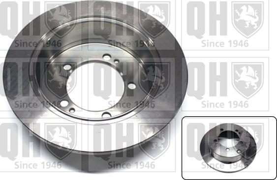 Quinton Hazell BDC4988 - Тормозной диск avtokuzovplus.com.ua