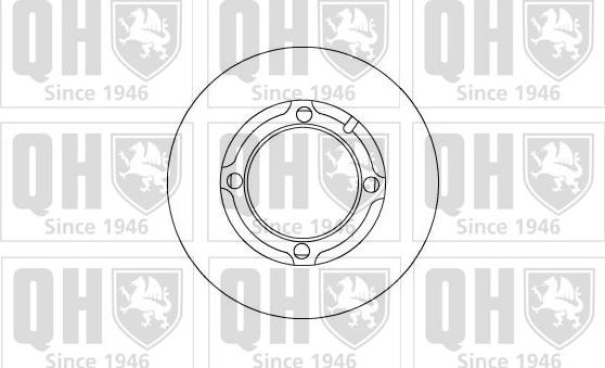 Quinton Hazell BDC5046 - Тормозной диск autodnr.net