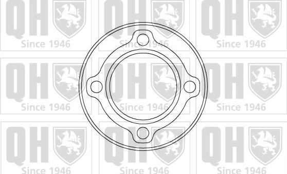 Quinton Hazell BDC5102 - Гальмівний диск autocars.com.ua