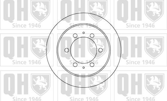 Quinton Hazell BDC5109 - Тормозной диск autodnr.net