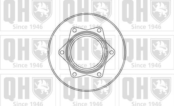 Quinton Hazell BDC5123 - Тормозной диск avtokuzovplus.com.ua