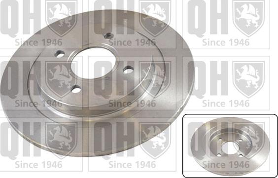 Quinton Hazell BDC5317 - Гальмівний диск autocars.com.ua