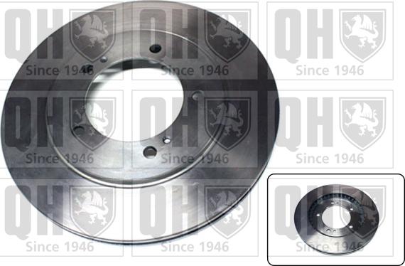 Quinton Hazell BDC5373 - Тормозной диск avtokuzovplus.com.ua