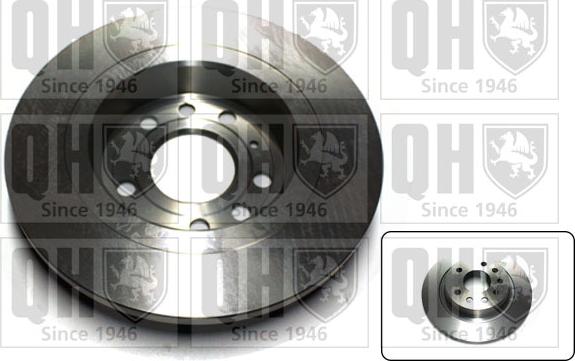 Quinton Hazell BDC5413 - Гальмівний диск autocars.com.ua