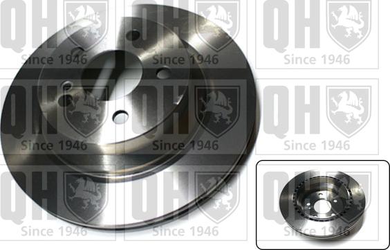 Quinton Hazell BDC5466 - Гальмівний диск autocars.com.ua