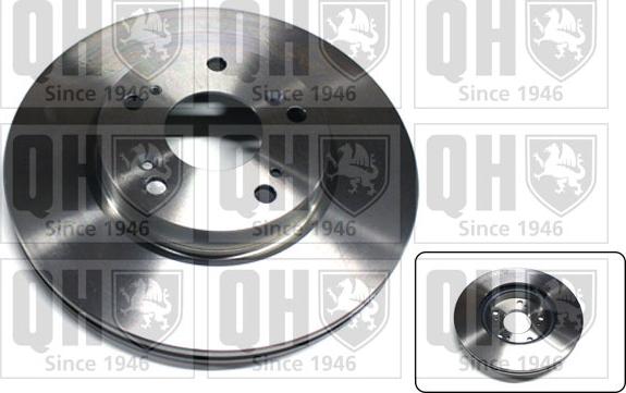 Quinton Hazell BDC5566 - Гальмівний диск autocars.com.ua