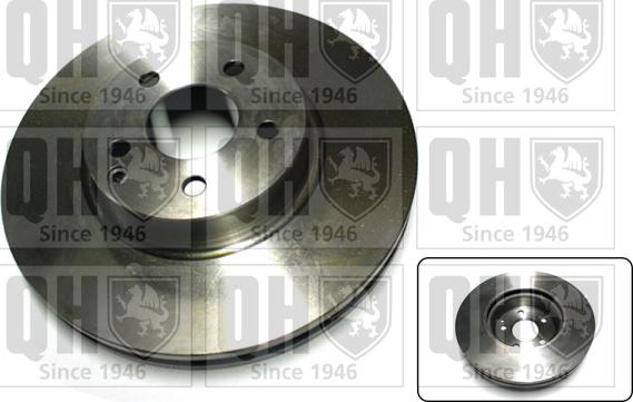 Quinton Hazell BDC5860 - Тормозной диск avtokuzovplus.com.ua