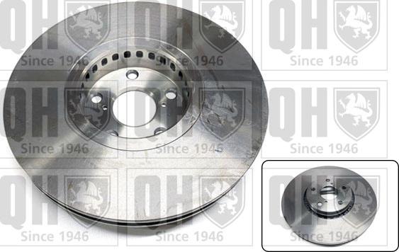 Quinton Hazell BDC5888 - Гальмівний диск autocars.com.ua