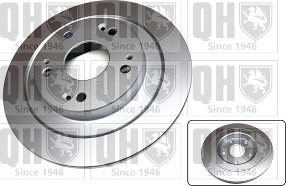 Quinton Hazell BDC6123 - Тормозной диск avtokuzovplus.com.ua