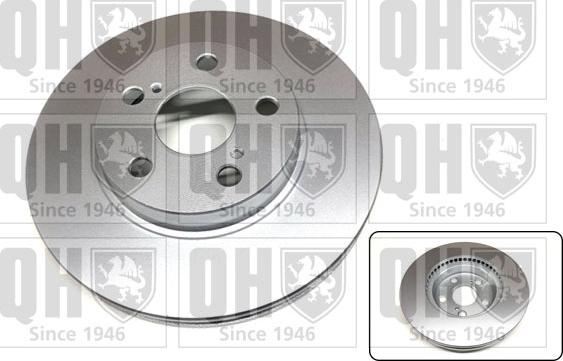 Quinton Hazell BDC6138 - Гальмівний диск autocars.com.ua