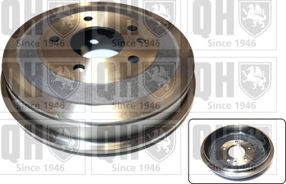 Quinton Hazell BDR150 - Гальмівний барабан autocars.com.ua