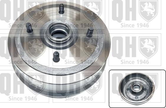 Quinton Hazell BDR354 - Тормозной барабан avtokuzovplus.com.ua