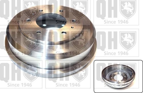 Quinton Hazell BDR415 - Гальмівний барабан autocars.com.ua