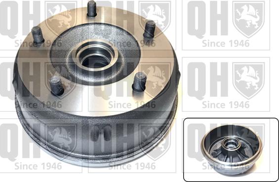 Quinton Hazell BDR447 - Гальмівний барабан autocars.com.ua
