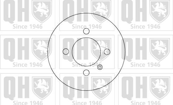 Quinton Hazell BDR548 - Тормозной барабан avtokuzovplus.com.ua