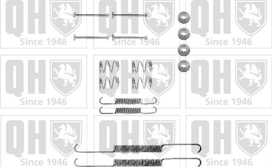 Quinton Hazell BFK203 - Комплектуючі, барабанний гальмівний механізм autocars.com.ua