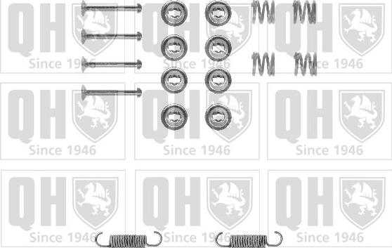 Quinton Hazell BFK329 - Комплектуючі, барабанний гальмівний механізм autocars.com.ua