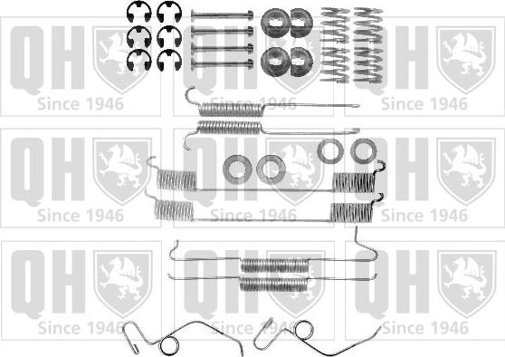 Quinton Hazell BFK341 - Комплектуючі, барабанний гальмівний механізм autocars.com.ua