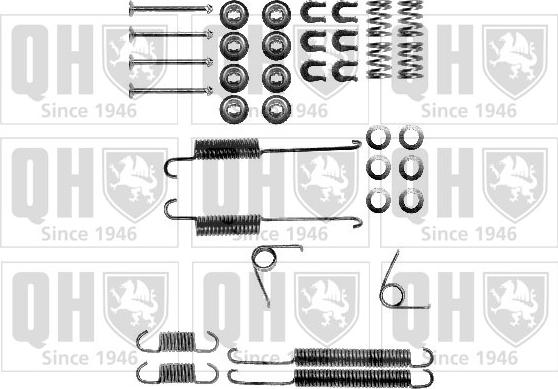 Quinton Hazell BFK352 - Комплектуючі, барабанний гальмівний механізм autocars.com.ua