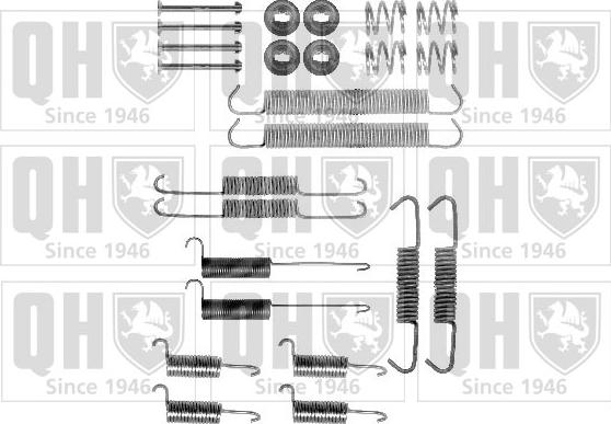 Quinton Hazell BFK358 - Комплектующие, барабанный тормозной механизм avtokuzovplus.com.ua