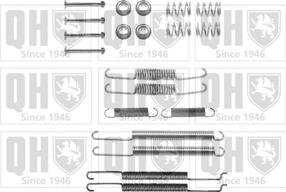 Quinton Hazell BFK361 - Комплектующие, барабанный тормозной механизм avtokuzovplus.com.ua