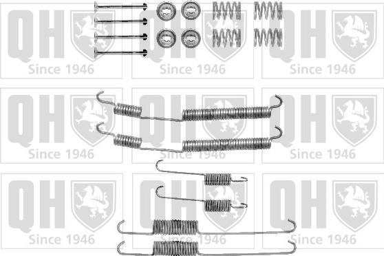 Quinton Hazell BFK401 - Комплектующие, барабанный тормозной механизм avtokuzovplus.com.ua