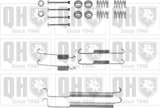 Quinton Hazell BFK402 - Комплектующие, барабанный тормозной механизм avtokuzovplus.com.ua