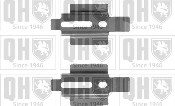 Quinton Hazell BFK644 - Комплектующие для колодок дискового тормоза autodnr.net