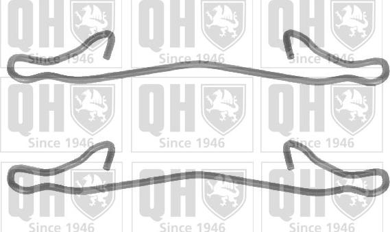Quinton Hazell BFK650 - Комплектуючі, колодки дискового гальма autocars.com.ua