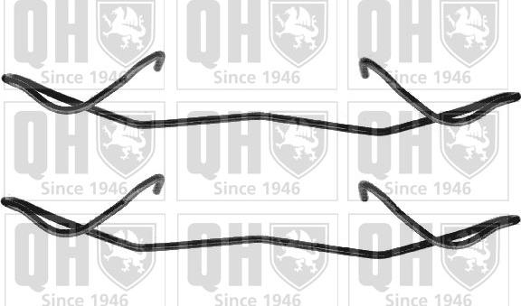 Quinton Hazell BFK658 - Комплектуючі, колодки дискового гальма autocars.com.ua