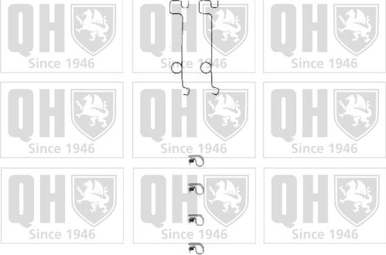 Quinton Hazell BFK684 - Комплектуючі, колодки дискового гальма autocars.com.ua