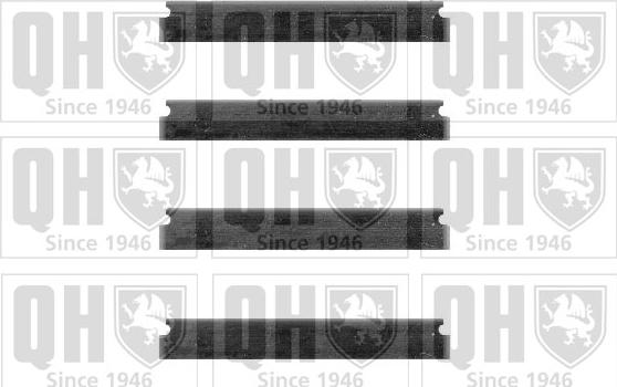 Quinton Hazell BFK685 - Комплектуючі, колодки дискового гальма autocars.com.ua