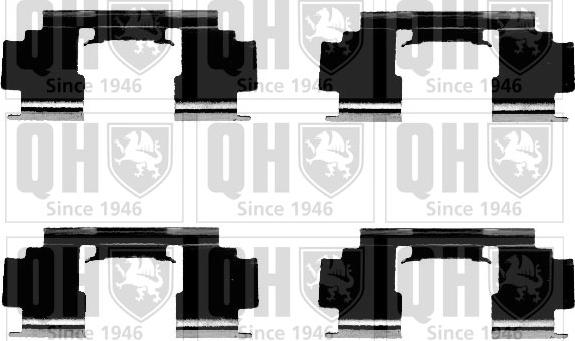 Quinton Hazell BFK866 - Комплектующие для колодок дискового тормоза avtokuzovplus.com.ua