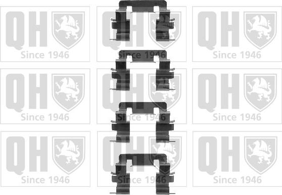 Quinton Hazell BFK906 - Комплектуючі, колодки дискового гальма autocars.com.ua