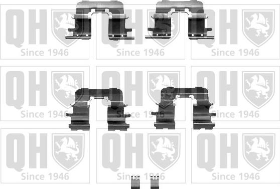 Quinton Hazell BFK917 - Комплектующие для колодок дискового тормоза avtokuzovplus.com.ua