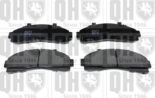 Quinton Hazell BP1043 - Гальмівні колодки, дискові гальма autocars.com.ua